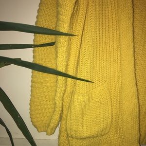 Primark Yellow Sweater Cardian